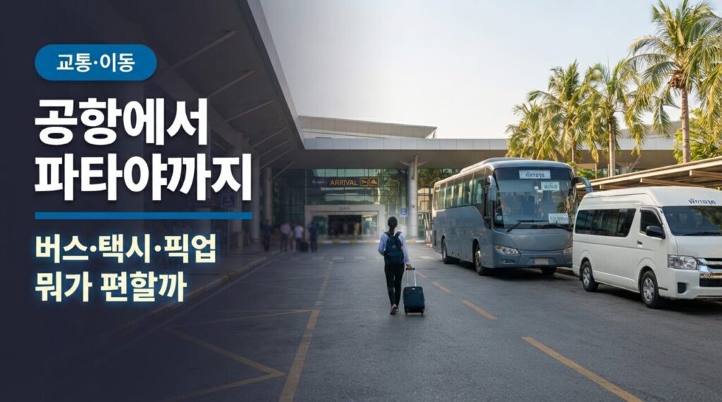 공항에서 파타야까지 유튜브 썸네일