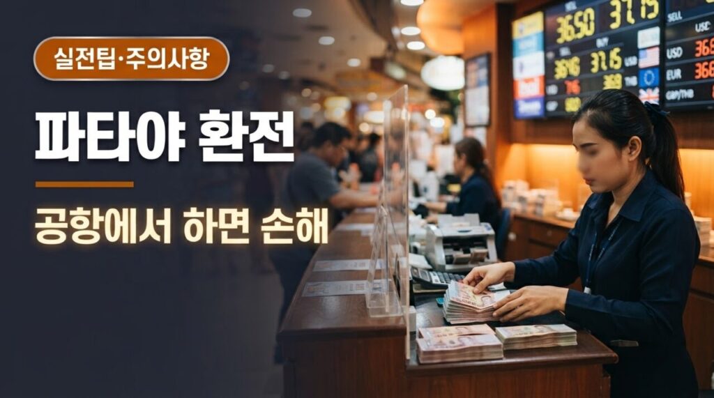 파타야 환전 유튜브 썸네일