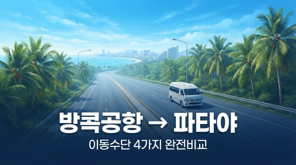 방콕공항에서 파타야 가는 교통수단